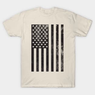 US Flag textured T-Shirt